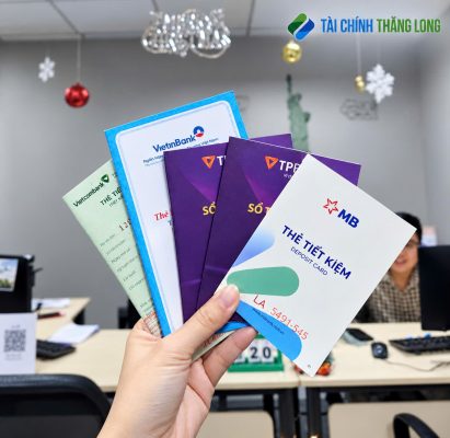 Sổ tiết kiệm phục vụ chứng minh tài chính