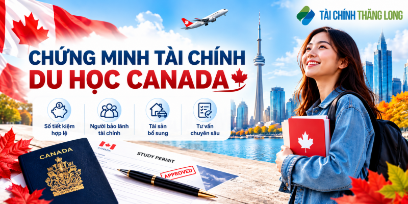 Chứng minh tài chính du học Canada