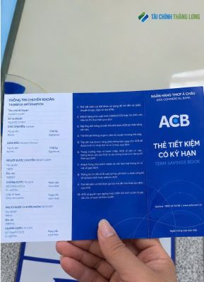 Dịch vụ xác nhận số dư sổ tiết kiệm xin visa tại CMTC Thăng Long